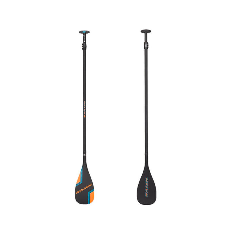 S25 Performance 85 2-piece SUP Paddle - Black/Orange/Light Blue