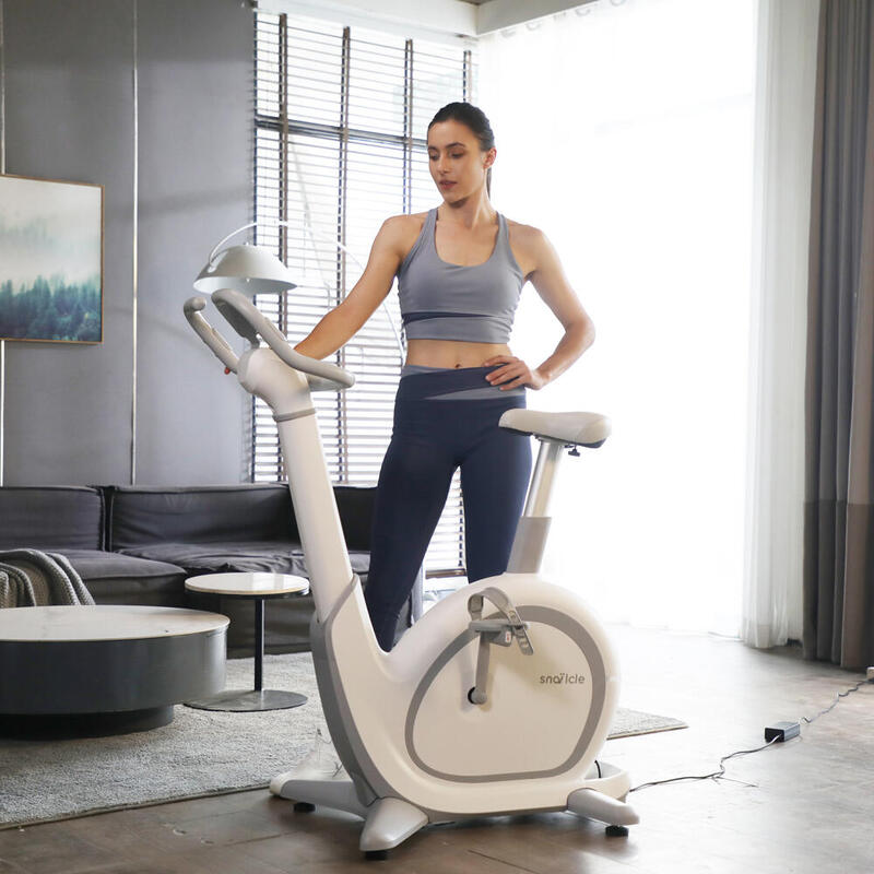 AI Smart Bike Exercise Bike - White