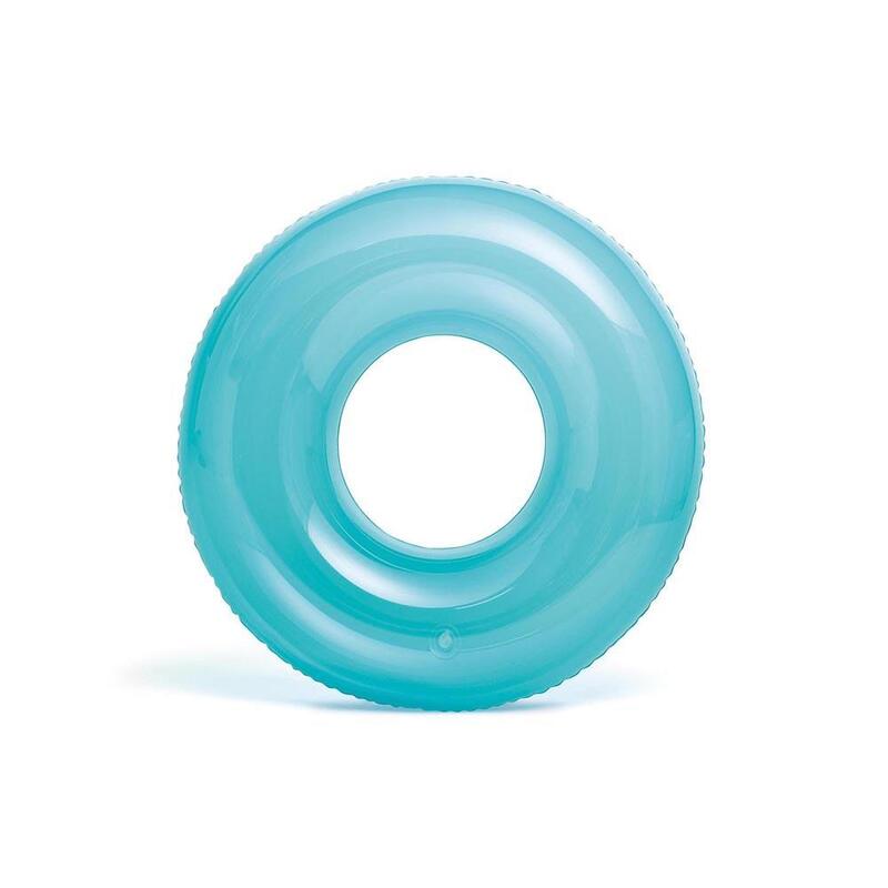 Transparent Inflatable Swim Ring 30" (3 Assorted Color, Random Delivery)