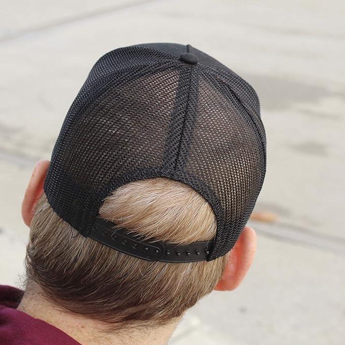 Gorra Trucker - 5 Paneles / Adulto / Talla única (Negro/Negro) 5/7