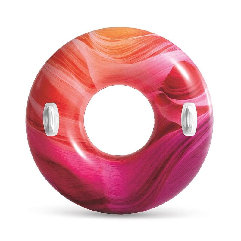 Waves Of Nature Tubes 2 Handles Swim Ring 45" - Random color