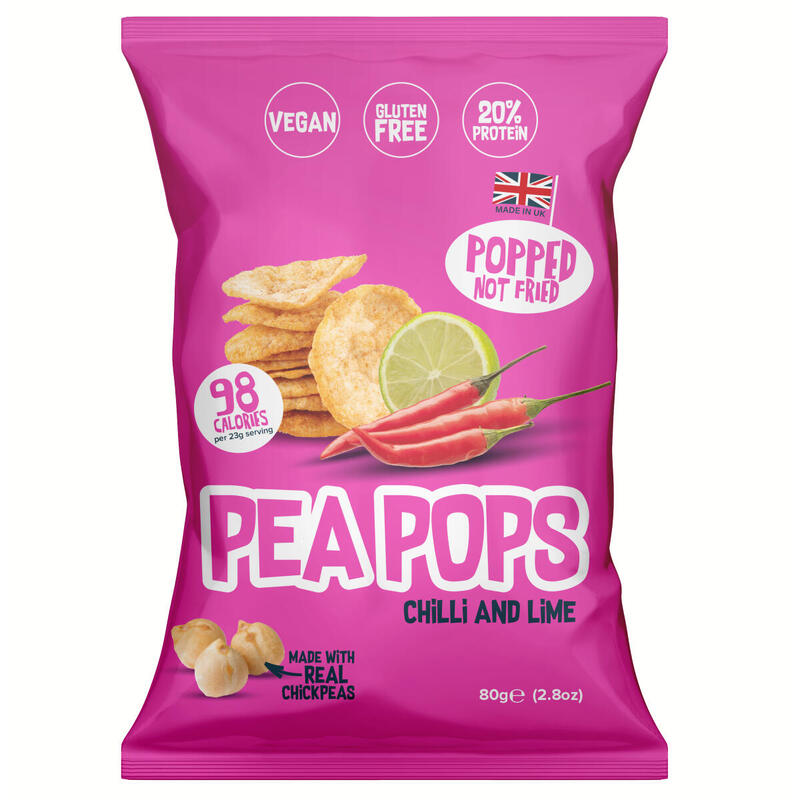 Pea Pops Chilli & Lime 6 packs