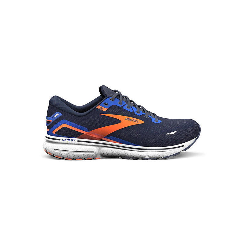 Ghost 15 Adult Men Road Running Shoes - Peacoat x Orange