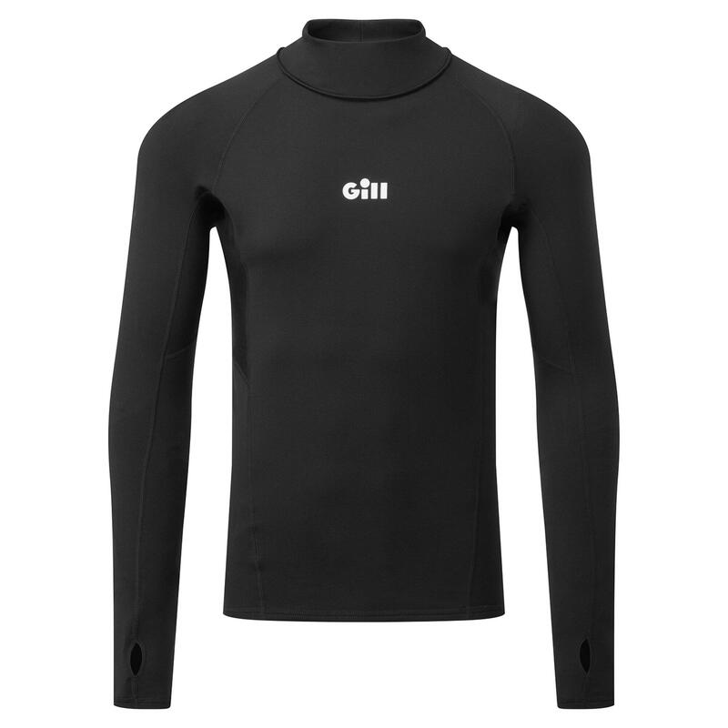 Men’s Long Sleeve Hydrophobe Thermal Top - Black