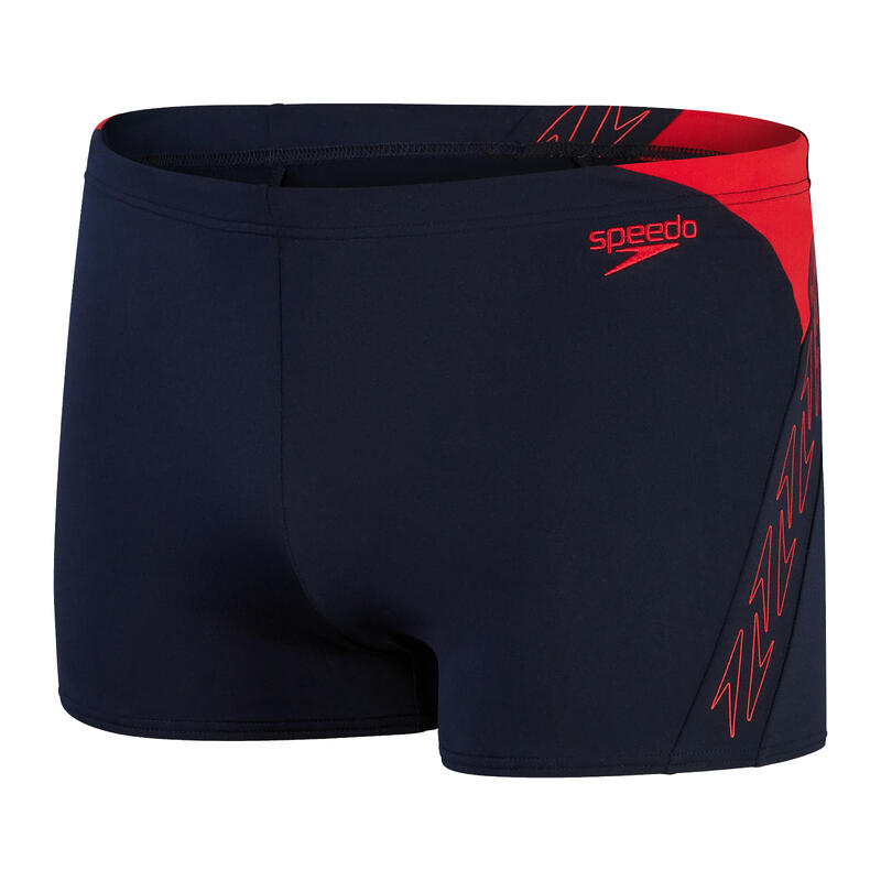 ECO ENDURANCE+ HYPER BOOM SPLICE MEN'S AQUASHORT - NAVY/RED