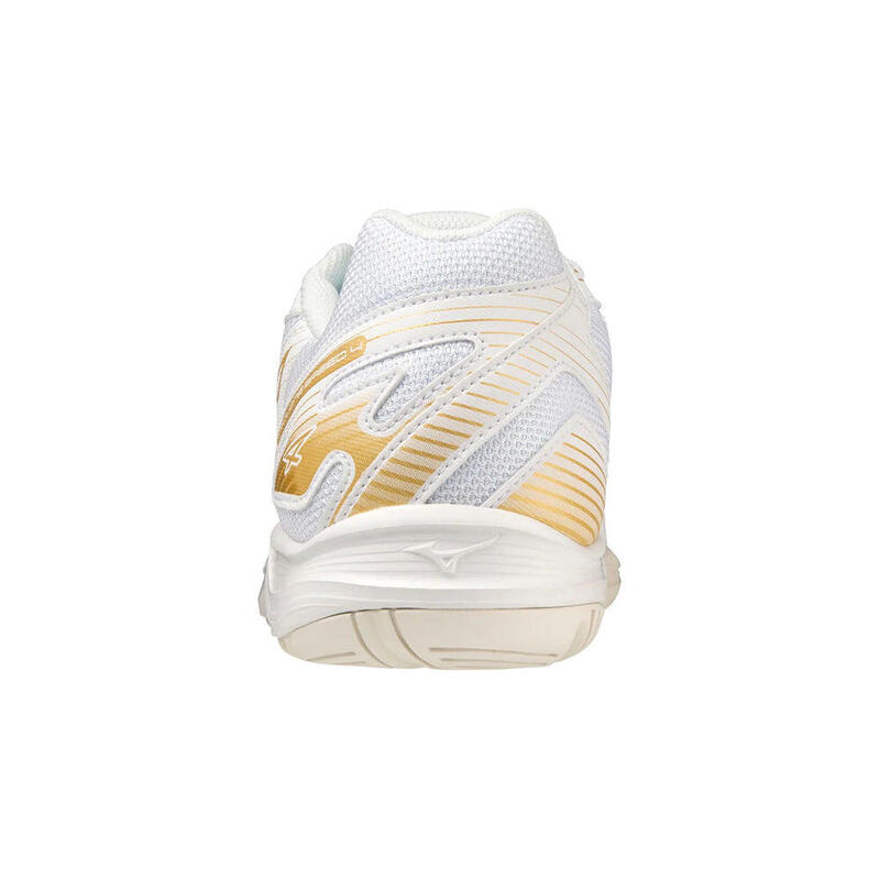 Cyclone Speed 4 男裝室內排球鞋 - 白 x 金色