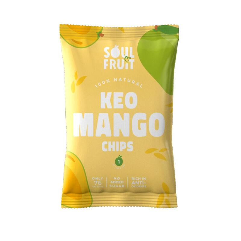 Superfruit Snacks 100% Fruit Chips 20g x 5 packs - Keo Mango