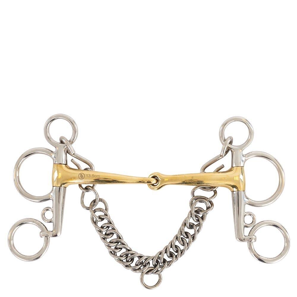Pelham pour cheval simple brisures BR Equitation Baby 1/3