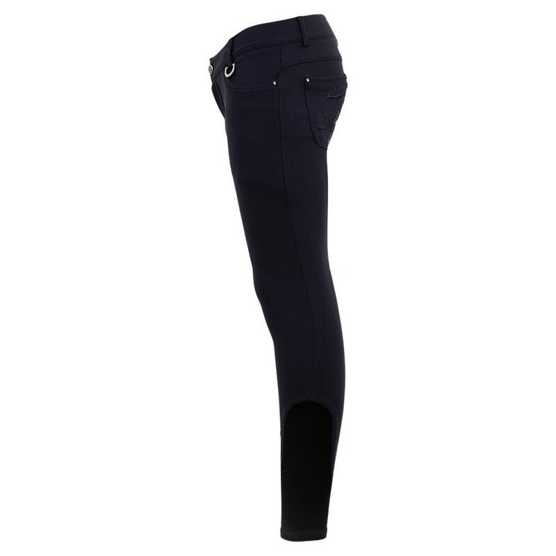 Pantaloni echitație BR Equitation Marissa cu grip complet pentru copii