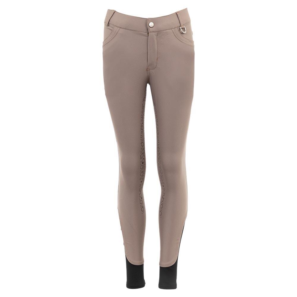 Pantalon echitație BR Equitation Marissa cu grip complet pentru copii