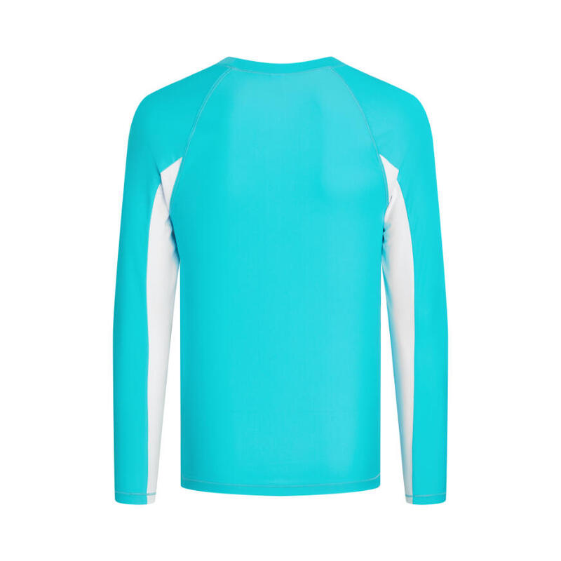 MEN PASTEL POP 2.0 LOGO PRINT LONG SLEEVE SUN PROTECTION TOP - JADE