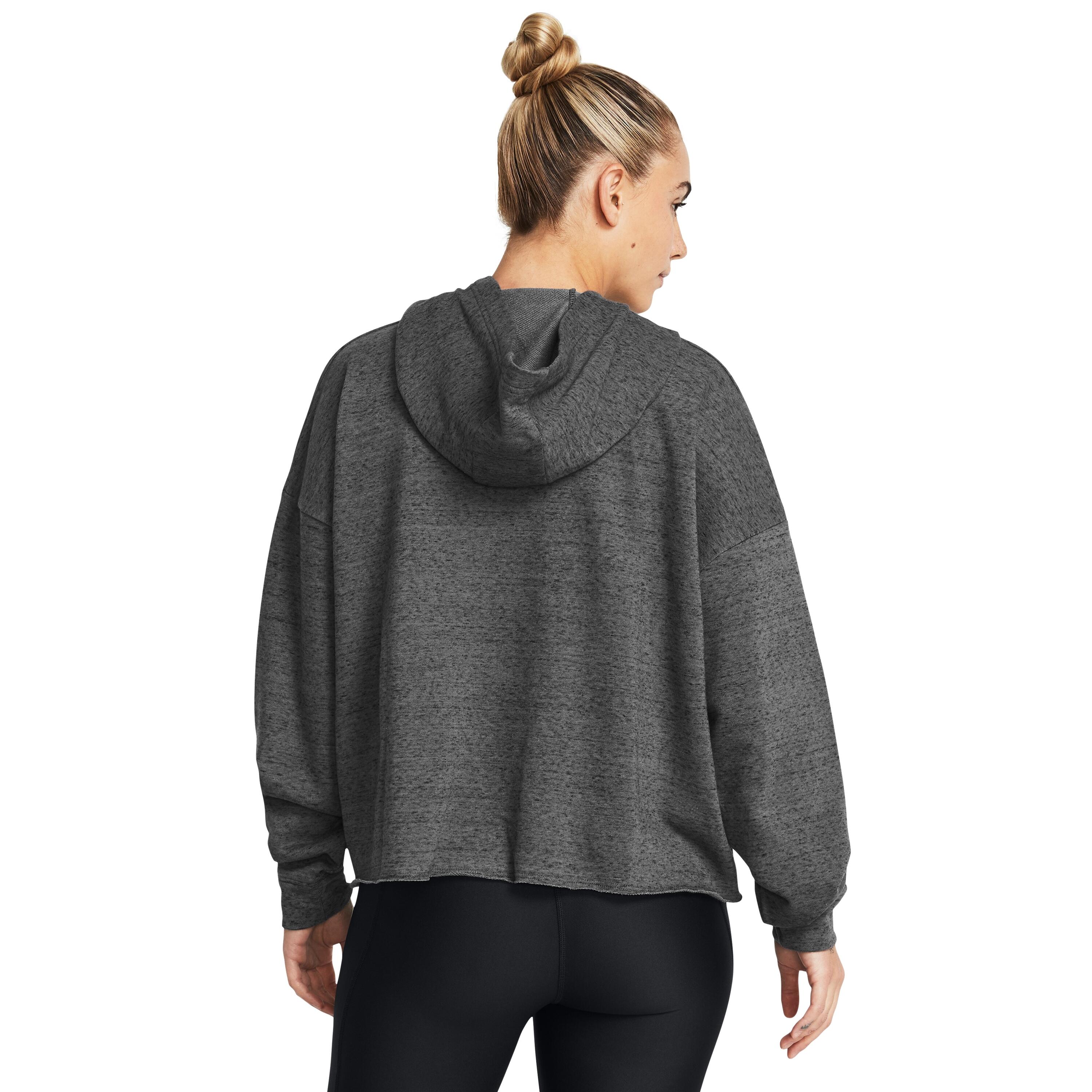 Sweatshirt à capuche oversize femme Under Armour Rival Terry 4/4
