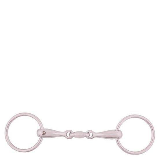 Mors double brisures pour cheval massif inox BR Equitation