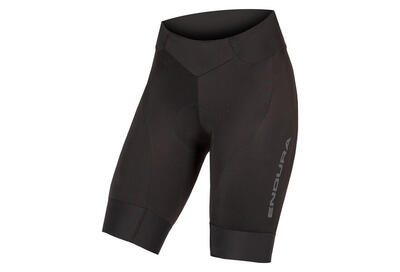 Damen Radhose Aus Stretchmaterial Mit Geleinsätzen