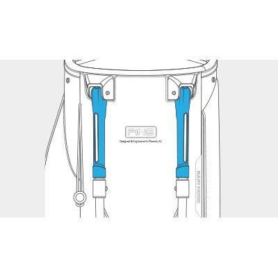 HOOFER LITE 超輕高爾夫球支架包 19L - 紅色/黑色