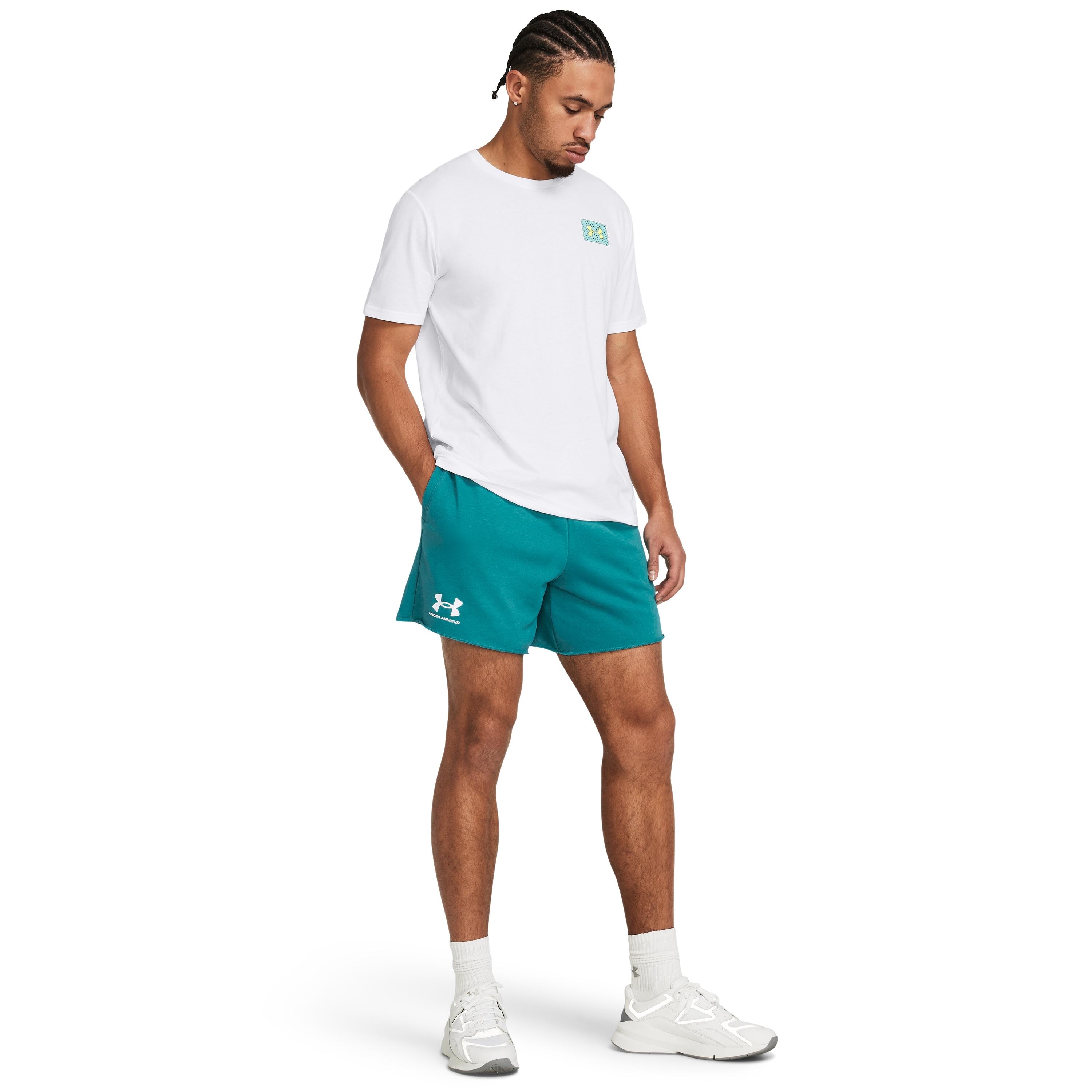 Pantalones Cortos de Felpa Under Armour Rival Terry 6 para Hombre 4/5