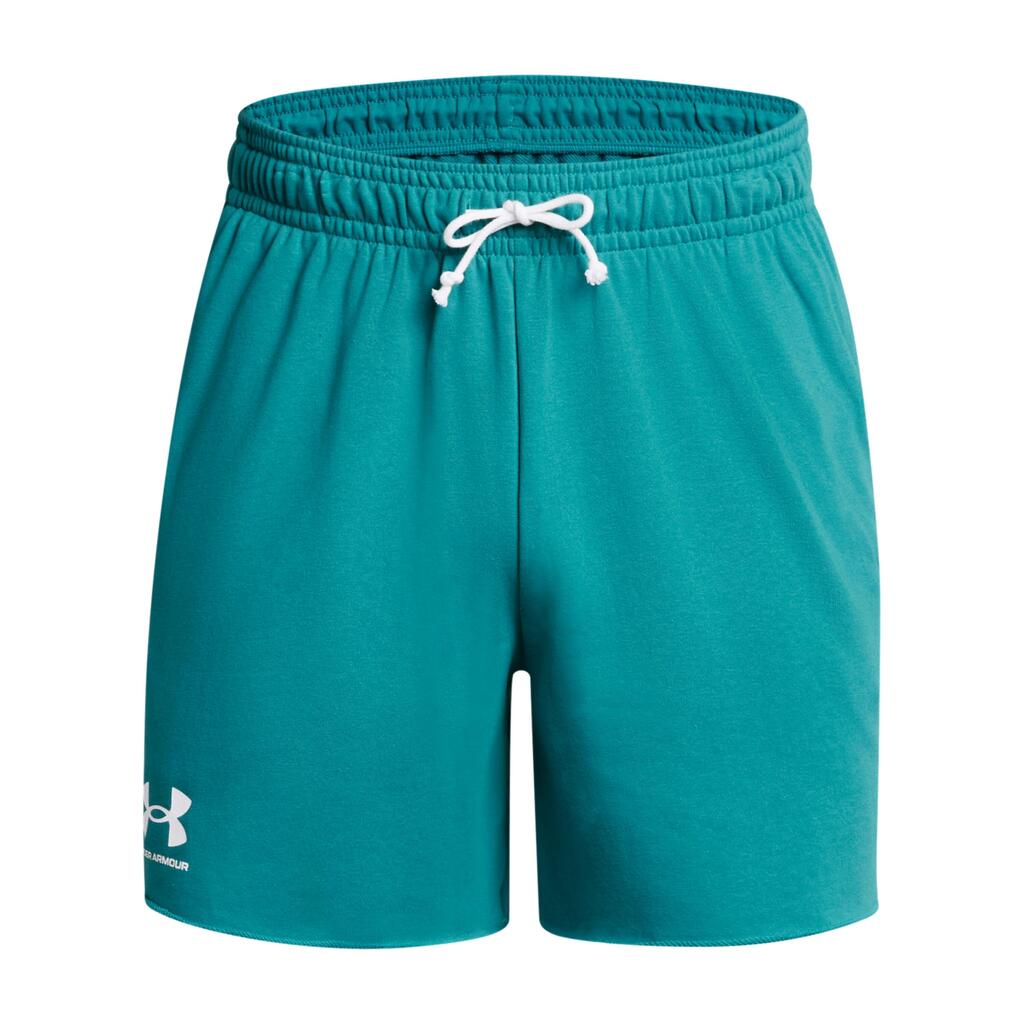 Men's Under Armour Rival Terry 6" Blue Shorts