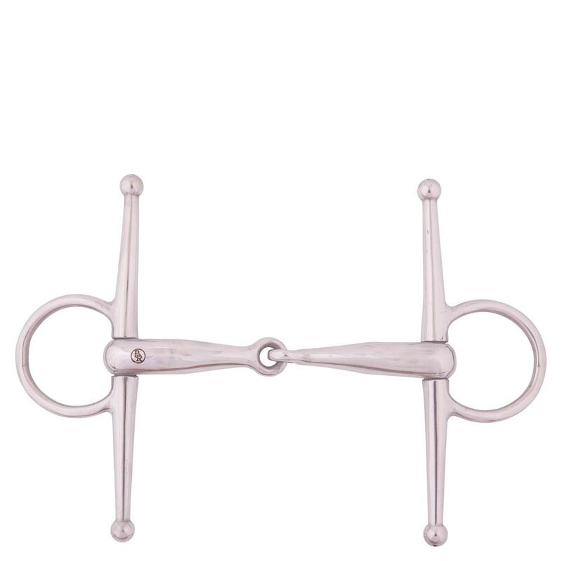 Mors à aiguille pour cheval simple brisure massif inox BR Equitation