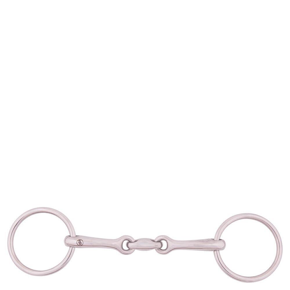 Br - Mors De Filet Double Brisures Pour Cheval En Massif Inox Br Equitation 13mm - Mors - Violet - 13 Cm - Decathlon
