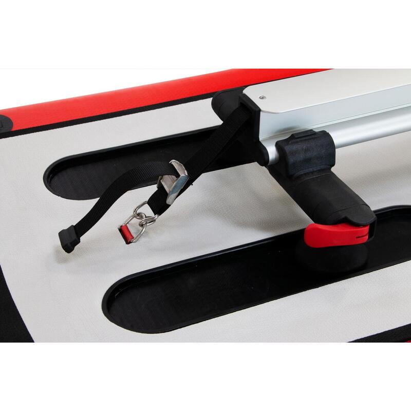 MOJO 18' Inflatable Rowing Board - Black/Red