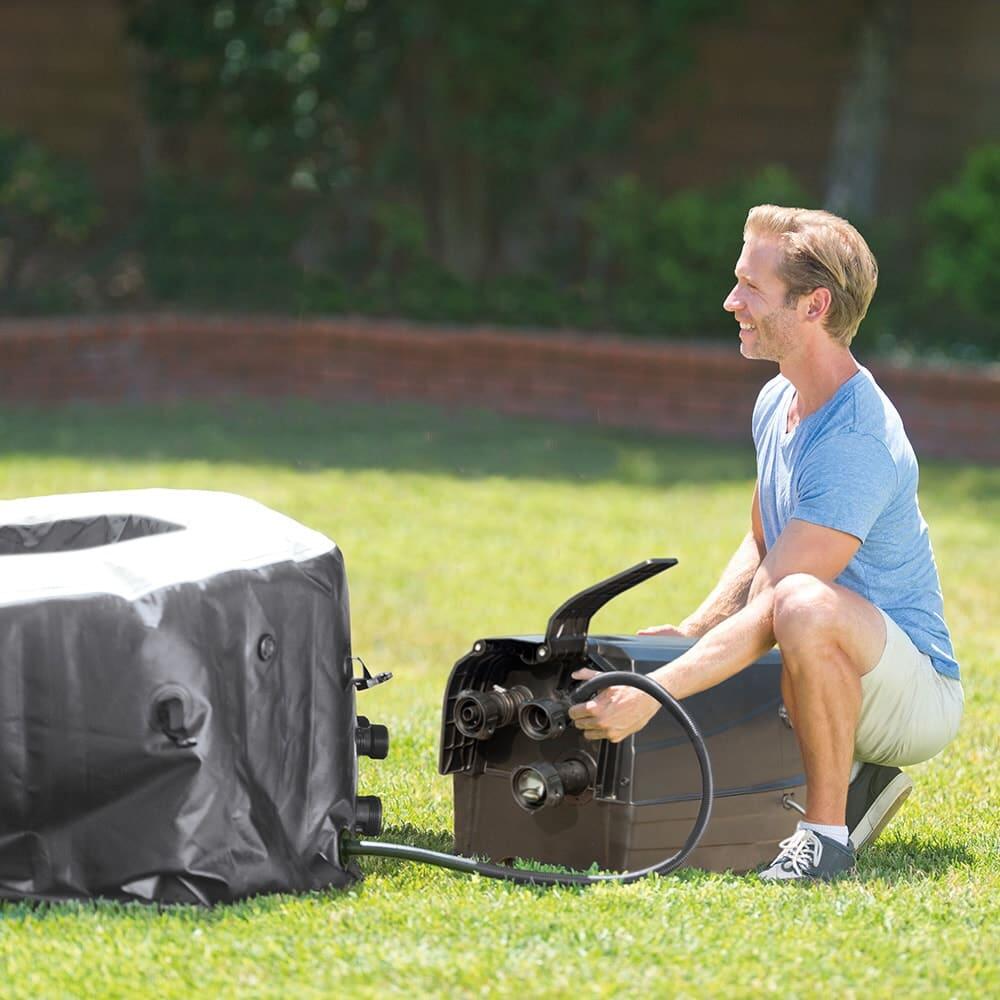 Greywood Deluxe Purespa Bubble Spa Set Pools Greywood Deluxe