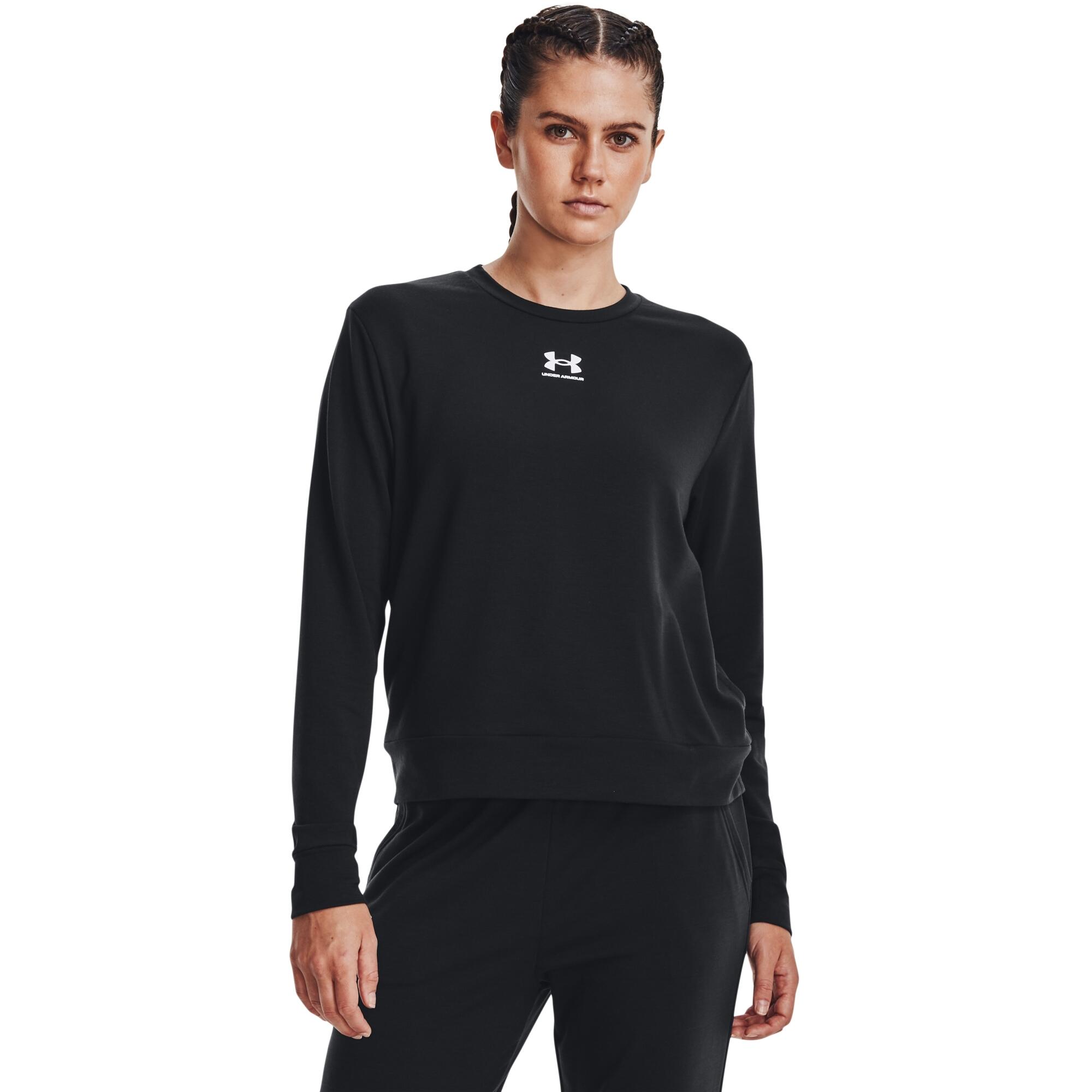 Sweatshirt molletonné à col ras du cou femme Under Armour Rival 3/6