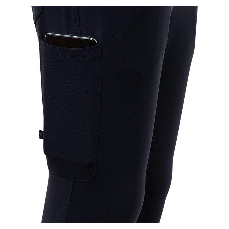 Pantaloni echitație BR Equitation Marissa cu grip complet pentru copii