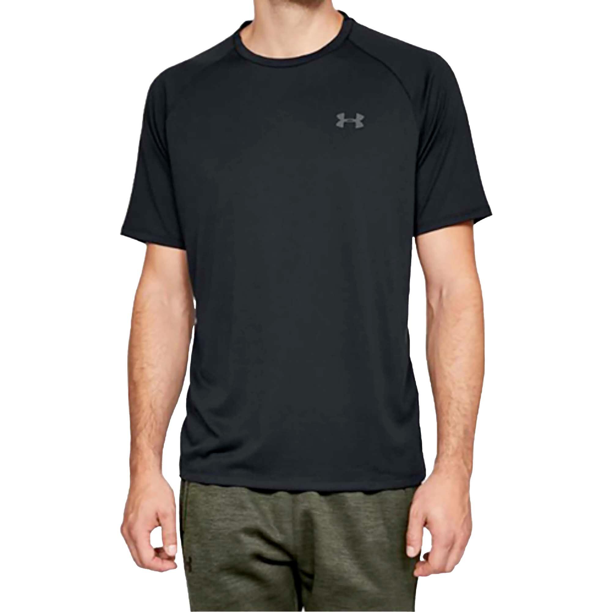 Men's Under Armour Tech 2.0 SS Sports T-Shirt - Black 3/7