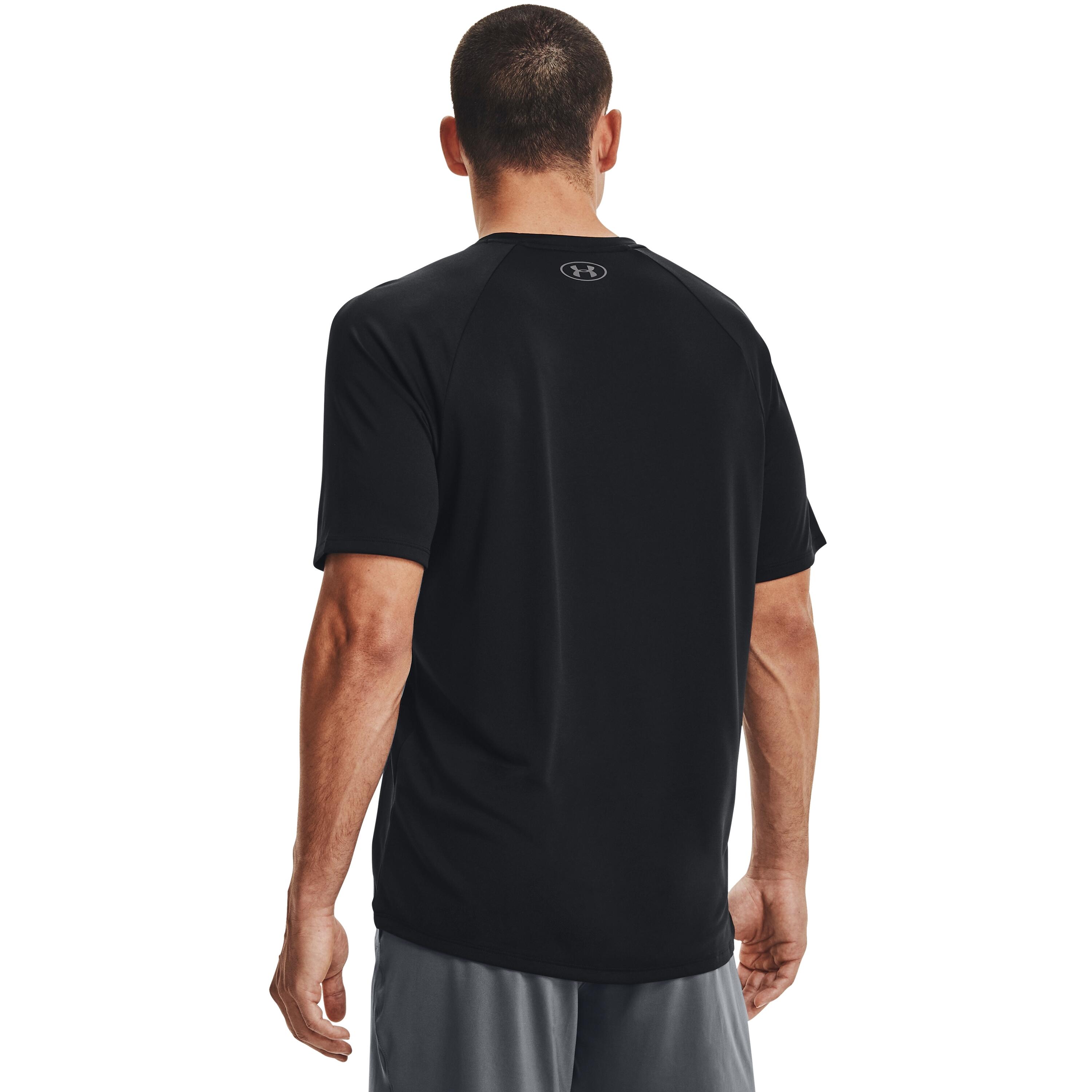 Men's Under Armour Tech 2.0 SS Sports T-Shirt - Black 5/7