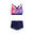 LADIES 50th ANNIVERSARY RACING BRA TOP SET - NAVY