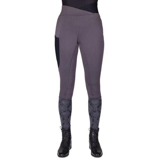 Full Grip Reitturnier-Leggings Damen QHP Djune