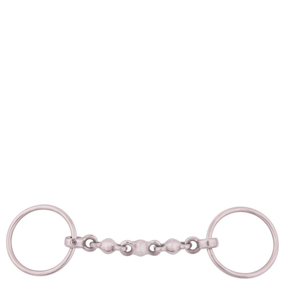 Br - Mors Simple Pour Cheval Massif Inox Br Equitation Waterford - Mors - Marron|vert - 135 Mm - Decathlon