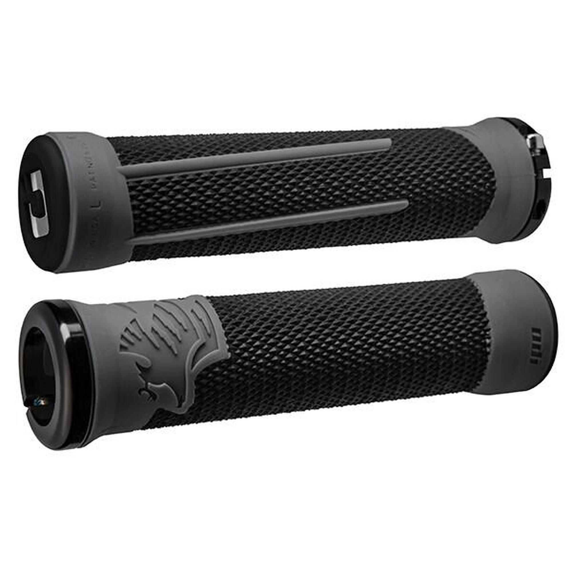 AG-2 SIGNATURE V2.1 BICYCLE LOCK ON GRIPS - BLACK/GRAPHITE