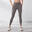 Float Mid-Waist UV Protection Cropped Petite Sports leggings - Gunmetal