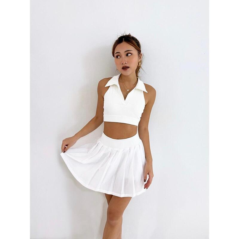 Ace Tennis Skirt - Women - Tennis Skirt - White