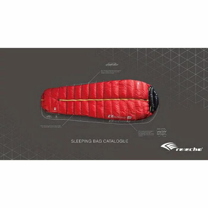 EXTRME RACER 0℃ Ultralight Down Sleeping Bag - Red
