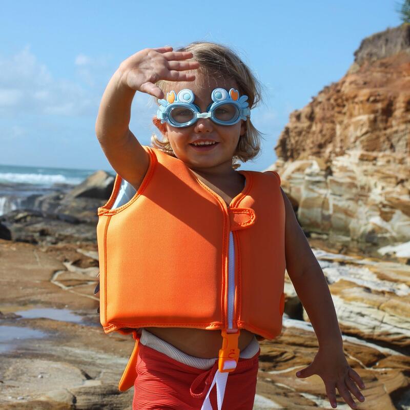 Sonny the Sea Creature Children Mini Swim Goggles - Blue