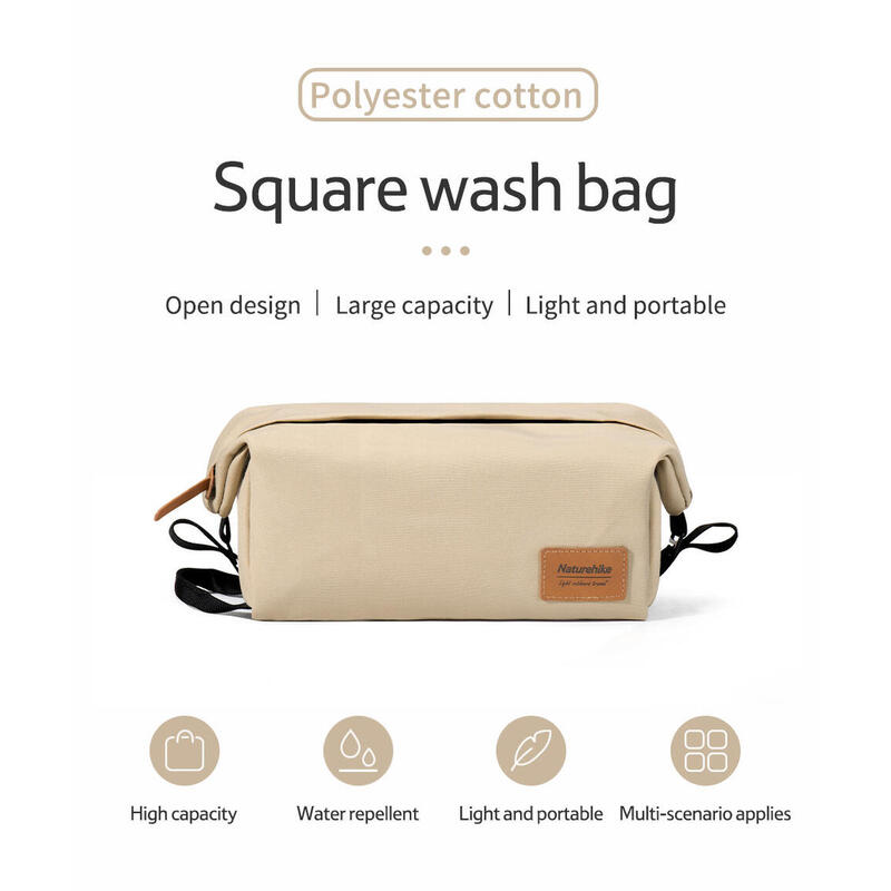 XS01 Water Repellent Wash Bag 3L - Khaki