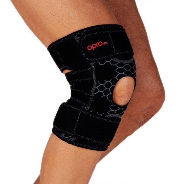 OPROtec Adjustable Knee Support With Open Patella