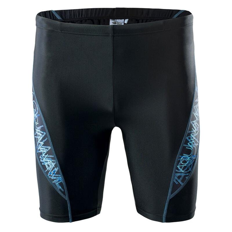 Heren Barid Zwemshort (Zwart/Blauw Curacao)