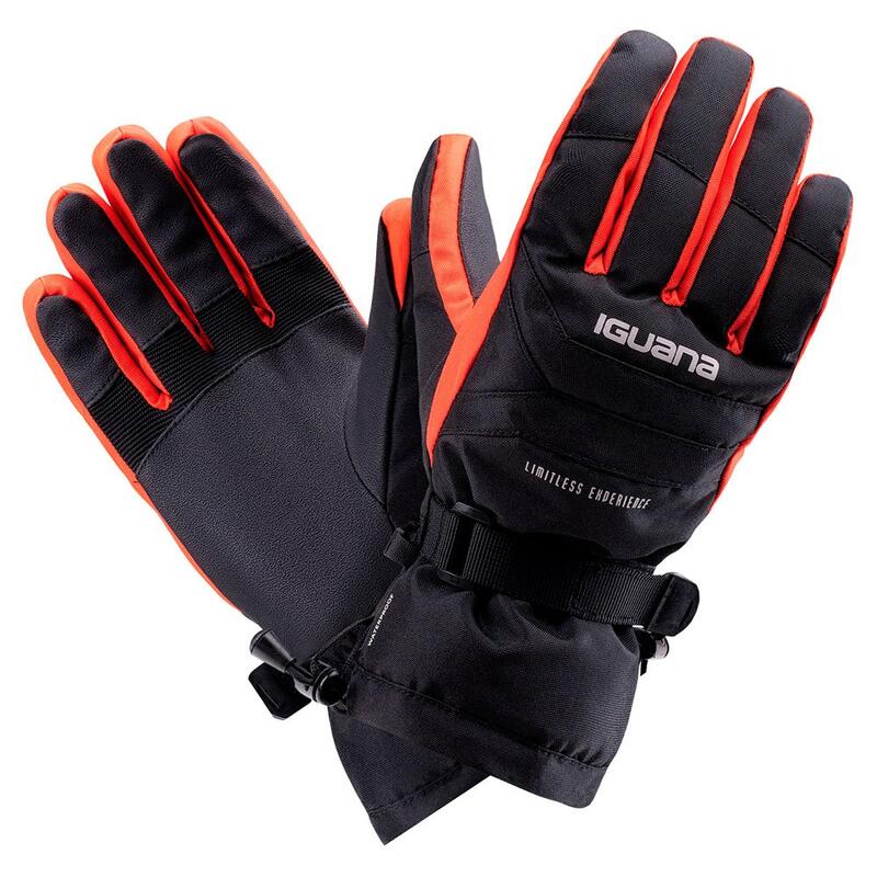 Gants de ski ALESSIO Homme (Noir / Tomate cerise)