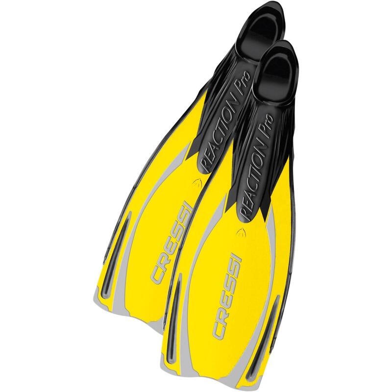 REACTION PRO Adult Scuba-Diving Fins - Yellow