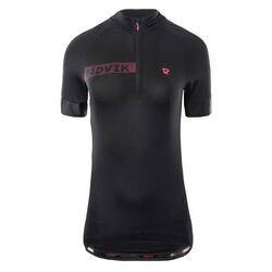 Maillot de cyclisme ALPHA Femme (Noir / Violet fuchsia)