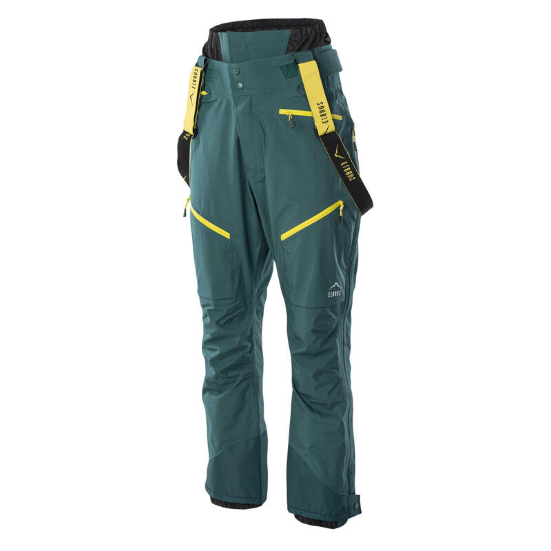 Pantalon de ski SVEAN Homme (Sarcelle foncé / Citronnelle)