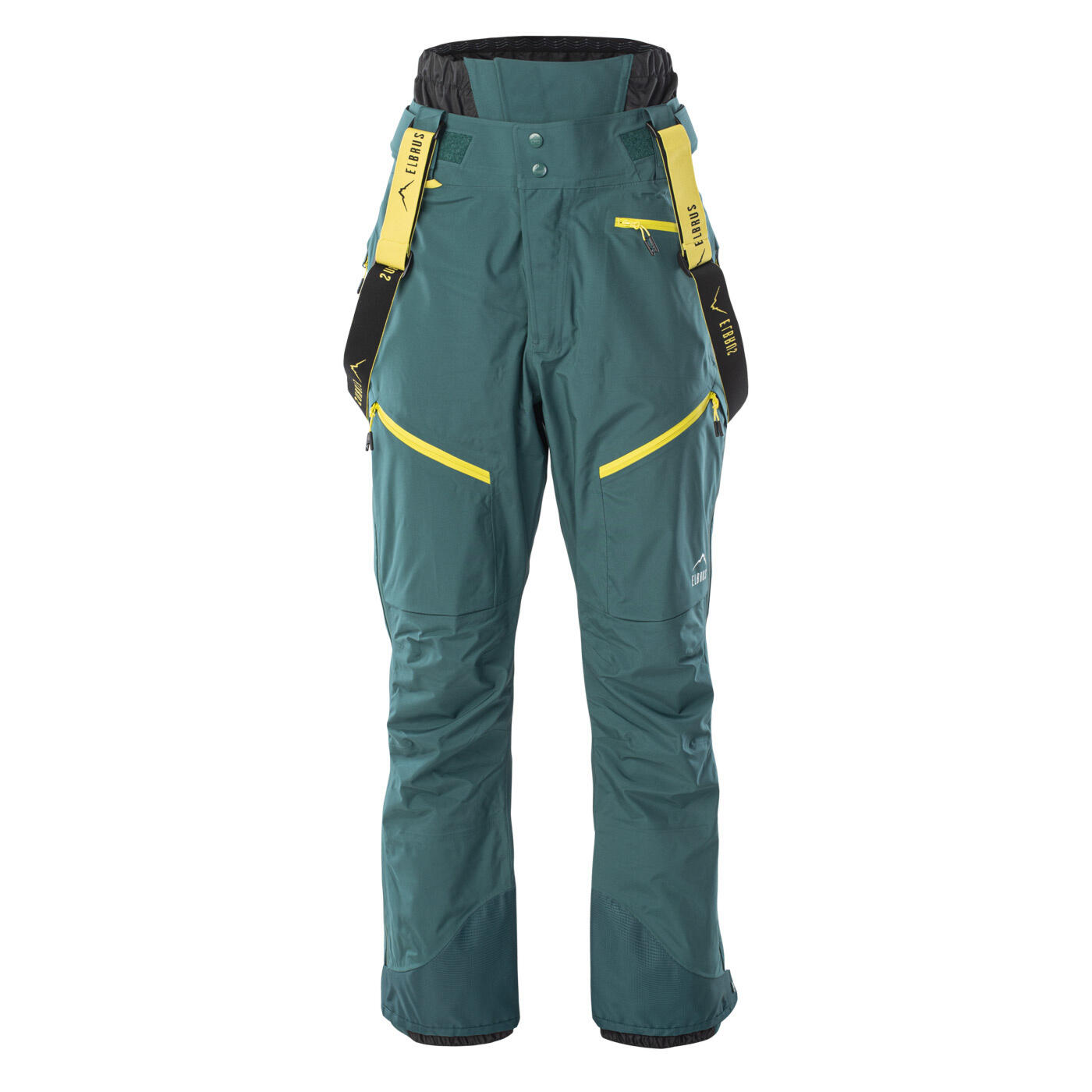 Elbrus - Pantalon De Ski Svean Homme (sarcelle Foncé / Citronnelle) - Pantalons - Marron|vert - 42 M/l - Decathlon