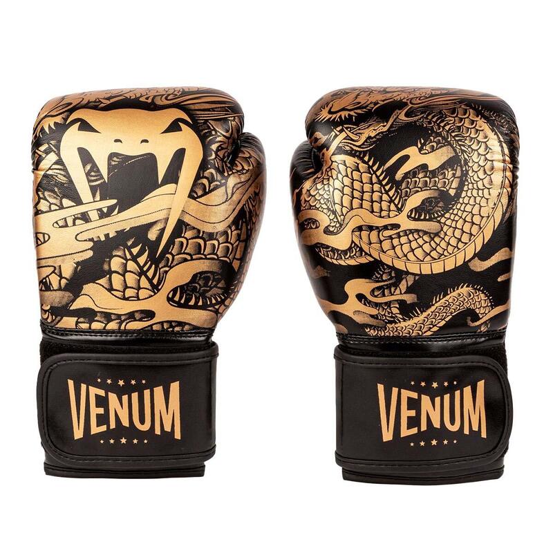 Dragon's Flight Kid's Boxing Gloves - Black/Bronze