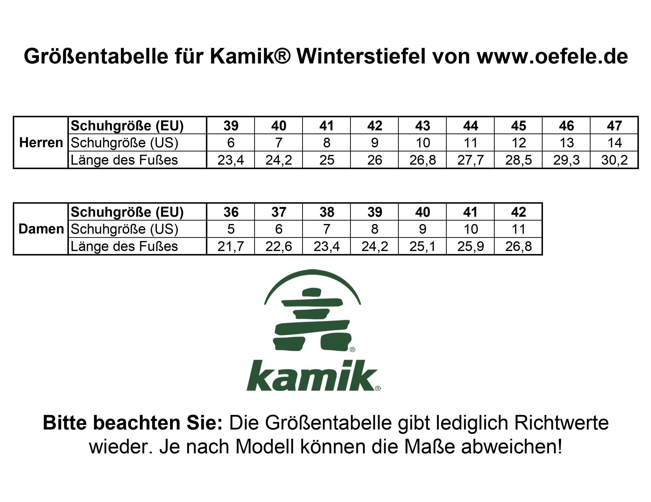 Kamik® Kanadischer Winterstiefel Herren Ansitzstiefel Jagdstiefel "Vancouver" 4/5