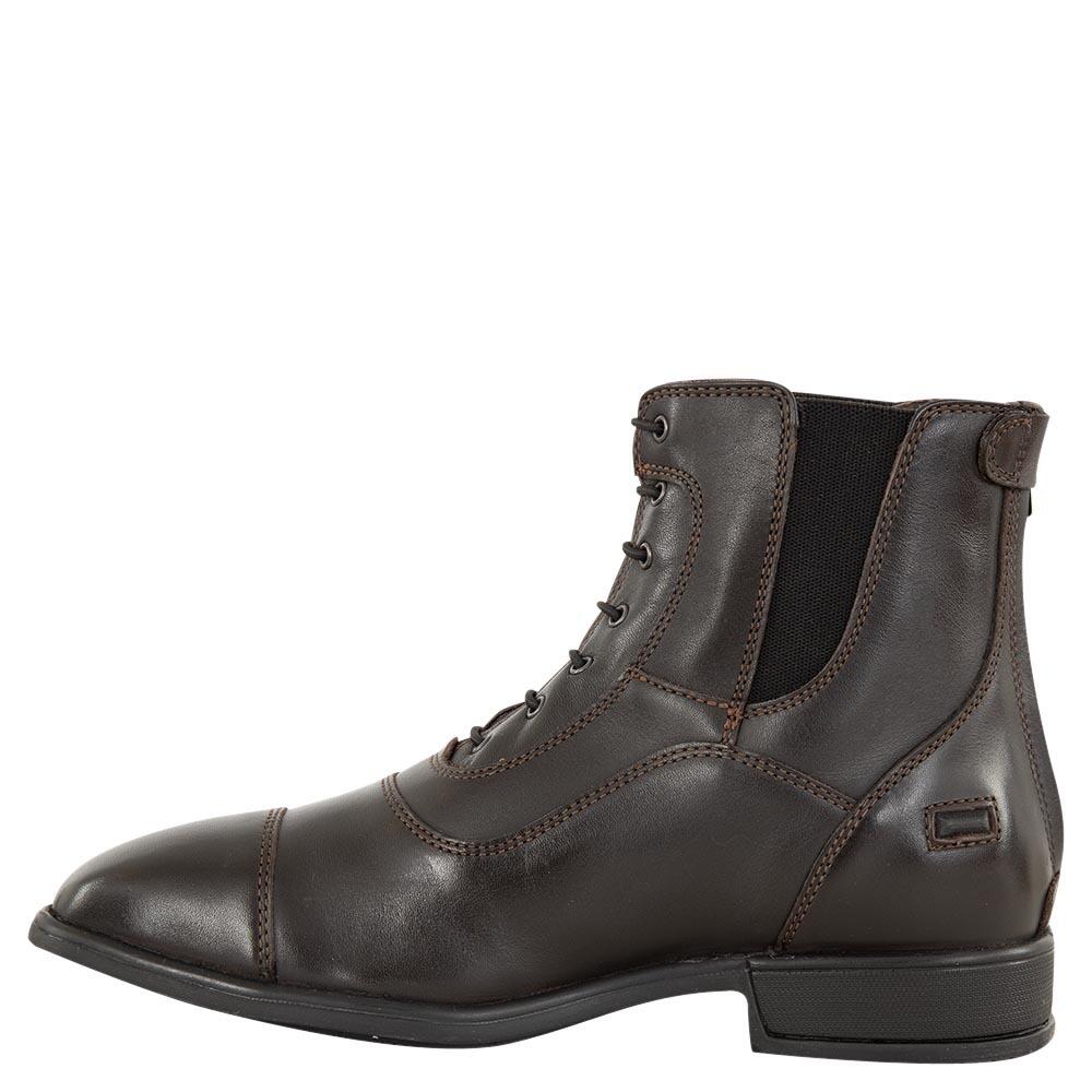 Br - Boots D'Équitation En Cuir À Lacet Et Zip Br Equitation Jodhpur Cl+duchesse - Boots D'Équitation - Marron - 39 - Decathlon