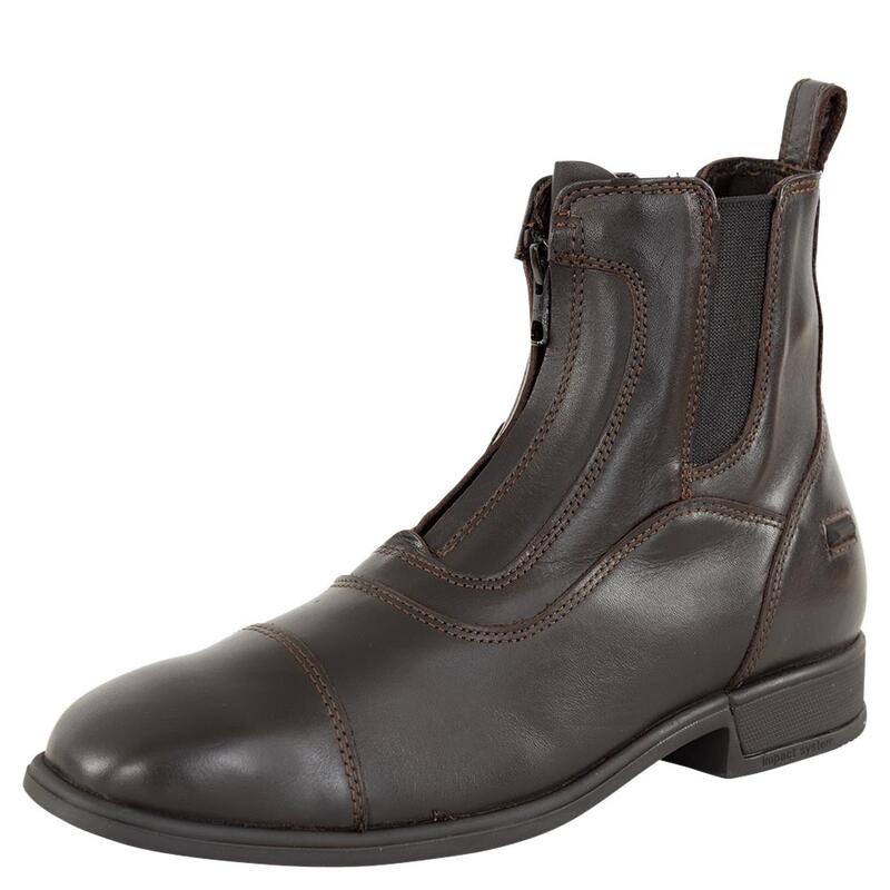 Reitstiefel aus Leder mit Reißverschluss BR Equitation Jodphur CL+ Baronesse