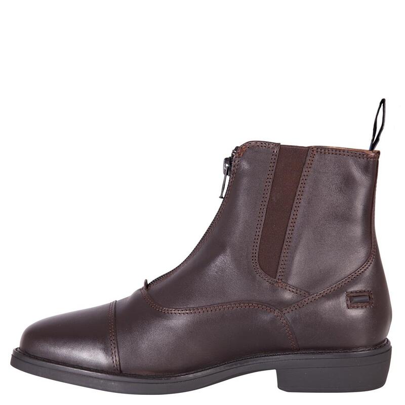 Boots d'équitation en cuir avec fermeture eclair femme BR Equitation Jodhpur CL